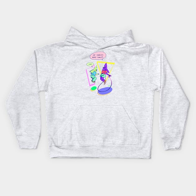 Jump Rope Kids Hoodie by rapidpunches